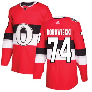 Herren Ottawa Senators Eishockey Trikot Mark Borowiecki #74 Authentic Rot 2017 100 Classic